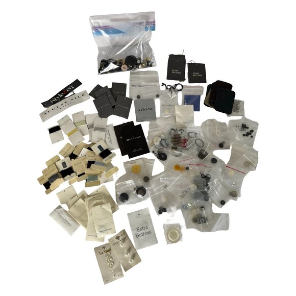 Y2K Button & Fabric Swatch Lot – Banana Republic, Ann Taylor, Alfani & More - Picture 2 of 3